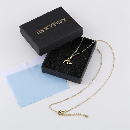 Initial Necklace for Women, Gold Dainty A-Z Letter Pendant with Heart Choker Necklace Jewelery Gifts,Personalized Cute Tiny Initial Pendant Necklace for Girls