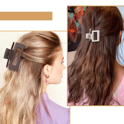 Hair Clip 16 Count for Women - Hair Claws for Thin Thick Curly Hair - Large and Small Matte Banana Clips - Strong Hold Nonslip Hair Claws - Various Sizes and Styles