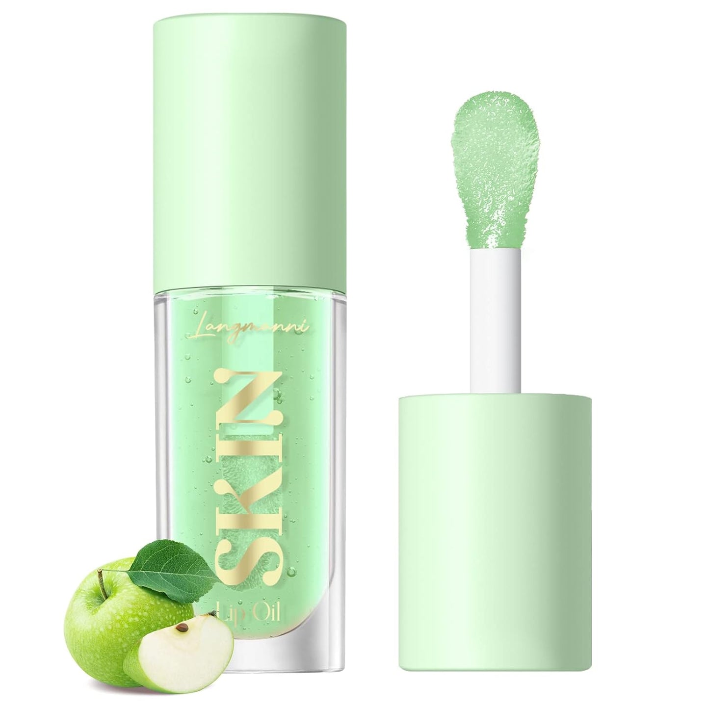 Lip Oil,No-Sticky Gloss Lip Balm Lip Care,Fruit Flavoured Lip Oil for Dry Lip'S Moisturizing Hydrating and Nourishing (Strawberry+Coco)