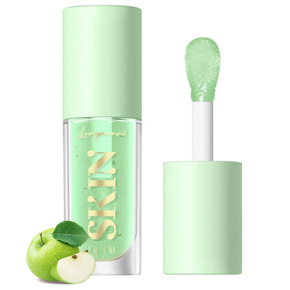 Lip Oil,No-Sticky Gloss Lip Balm Lip Care,Fruit Flavoured Lip Oil for Dry Lip'S Moisturizing Hydrating and Nourishing (Strawberry+Coco)