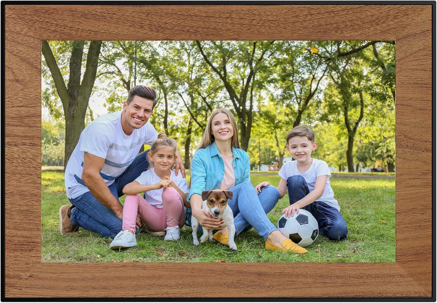 Frameo Digital Photo Frame,10.1 Inch Wifi Smart Digital Picture Frame with HD IPS Touch Screen,Auto-Rotate,Send Pictures from Anywhere via Frameo App,Gifts for Mom