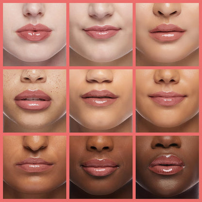 Lip Oil,No-Sticky Gloss Lip Balm Lip Care,Fruit Flavoured Lip Oil for Dry Lip'S Moisturizing Hydrating and Nourishing (Strawberry+Coco)