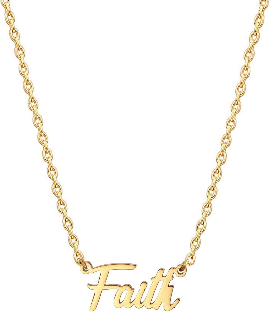 18K Gold Plated Stainless Steel Name Necklace Personalized Custom Name Necklace Customized Nameplate Necklace for Women