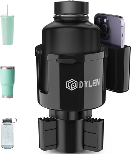 Car Cup Holder Expander, Cup Holder Extender Adapter for Car with Expandable Base, Fits Yeti 20/26/30/46Oz, Hydroflask 32/40Oz, Large Water Bottles in 2.8"-4.2" (16-46Oz)